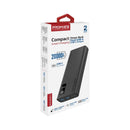 PROMATE 20000mAh Power Bank with Smart LED Display & Super Slim Design. Includes 2x USB-A & 1x USB-C Ports. 2A (Shared) Charging. Auto Voltage Regulation. Charge 3x Devices. Black Colour. - Office Connect 2018