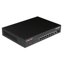 EDIMAX 10-Port Gigabit PoE+ Web Smart Switch with 1x SFP Port. Supports PoE+ up to 30W. Long Range PoE up to 200m. Powered Device Auto Detection. Supports 20Gbps Switching Capacity. Rack Mount - Office Connect 2018