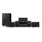 ONKYO 5.1-Ch Home Theater Receiver and Speaker Package. 155 Watts per Channel. Includes 2x Front, 2x Surround, 1x Centre Speakers and 1x Subwoofer. Dolby Atmos and DTS:X Playback Through 3.1.2 Channels.