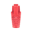 DYNAMIX RED RJ45 Strain Relief Boot - Slimline with Clip Protector (6.0 mm Outside Diameter) 20pk Bag - Office Connect 2018