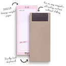 Pukka Carpe Diem Magnetic To Do List Ballerina Pink - Office Connect 2018