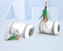 Interactive Cat Toy With Interchangeable Heads  Pet Feather Toys - Office Connect 2018