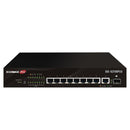 EDIMAX 10-Port Gigabit PoE+ Web Smart Switch with 1x SFP Port. Supports PoE+ up to 30W. Long Range PoE up to 200m. Powered Device Auto Detection. Supports 20Gbps Switching Capacity. Rack Mount - Office Connect 2018