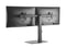 BRATECK 17''-27'' Dual Screen Vertical Lift Monitor Stand. Easy Gas Spring Switch for effortless Adjustment. Detachable VESA Plate. Tilt & Rotate, VESA 75x75, 100x100, Max Load: 12Kgs. Cable Management. - Office Connect 2018