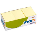Stick'n Note Yellow 38x50mm 100 Sheet Pad Pack 12