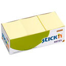 Stick'n Notes 38x50mm 100 Sheet Yellow Pack 12
