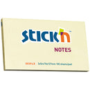 Stick'n Notes 76x127mm 100 Sheet Yellow