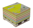Stick'n Notes Cube 76x76mm 400 Sheets Kraft Neon Assorted