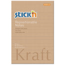 Stick'n Note 150x101mm 100 Sheet Kraft - Office Connect 2018