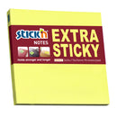 Stick'n Notes Extra Sticky 76x76mm 90 Sheet Neon Lemon