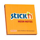 Stick'n Note 76x76mm 100 Sheet Neon Orange - Office Connect 2018