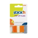 Stick'n Pop Up Flags 45x25mm 50 Sheets Orange - Office Connect 2018