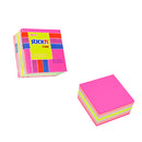 Stick'n Notes Cube 51x51mm 250 Sheets Neon & Pastel Mix Magenta Front