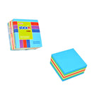 Stick'n Notes Cube 51x51mm 250 Sheets Neon & Pastel Mix Blue Front