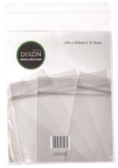 Dixon Resealable Bags Pack 25 180x255mm