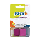 Stick'n Pop Up Flags 45x25mm 50 Sheets Neon Purple