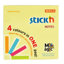 Stick'n Notes Magic Pad Pastel 76x76mm 100 Sheets 4 Colours