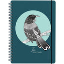 Collins Diary A51 Wiro New Zealand Birds Tui Even Year - Office Connect 2018