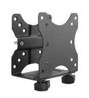 BRATECK Multifunctional Thin Client Holder. Perfect for Intel NUC the Mac Mini & Most Small CPUs. Depth Range 17-70mm, VESA Compatible, Weight Capacity 5Kgs. Matte Black Colour. - Office Connect 2018