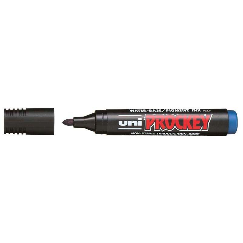 Uni Prockey Marker 1.2mm Bullet Tip Black PM-122 - Office Connect 2018