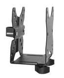 BRATECK Multifunctional Thin Client Holder. Perfect for Intel NUC the Mac Mini & Most Small CPUs. Depth Range 17-70mm, VESA Compatible, Weight Capacity 5Kgs. Matte Black Colour. - Office Connect 2018