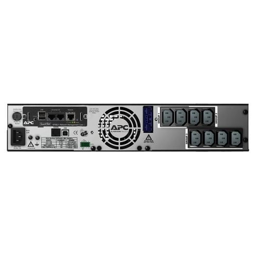APC Smart-UPS 1500VA (1200W) 2U Rack/Tower with Network Card. 230V Input/Output. 8x IEC C13 Outlets. Internal Battery Backup. LCD Interface. USB Connectivity. Audible Alarm. Rack Mount Included - Office Connect 2018