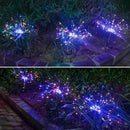 New Ground Plug Solar Fireworks Light LED Light String Copper Wire Outdoor Garden Decoration Star Lights Christmas Lights - Office Connect 2018