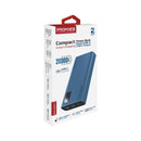 PROMATE 20000mAh Power Bank with Smart LED Display & Super Slim Design. Includes 2x USB-A & 1x USB-C Ports. 2A (Shared) Charging. Auto Voltage Regulation. Charge 3x Devices. Blue Colour. - Office Connect 2018