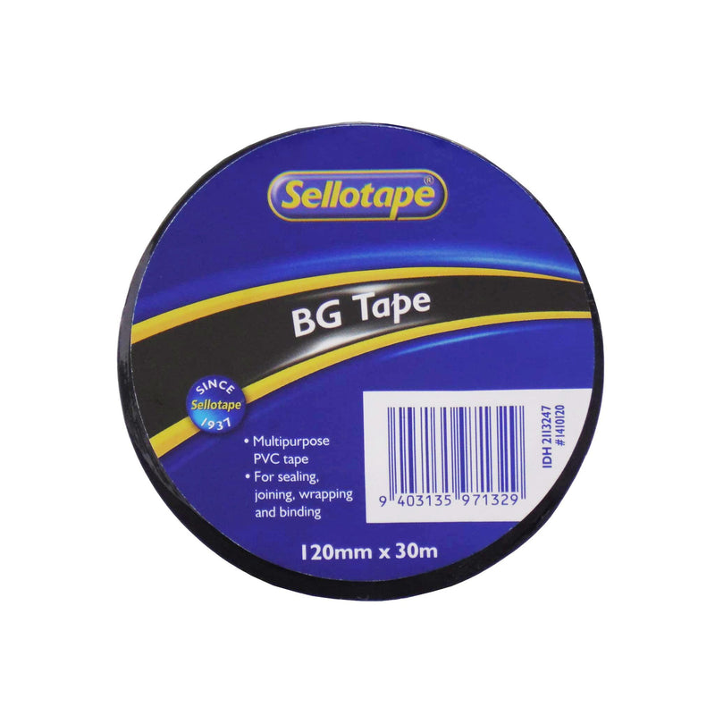 Sellotape 1410 BG Tape Black 120mmx30m - Office Connect 2018