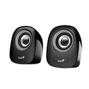 Genius SP-Q160 Black USB Powered Mini Speakers - Black/Grey - Office Connect 2018