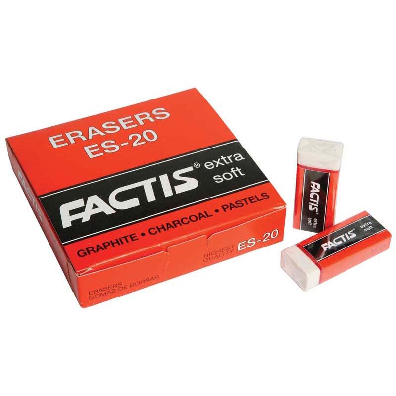 Factis Eraser ES20 Soft White Plastic - Office Connect 2018