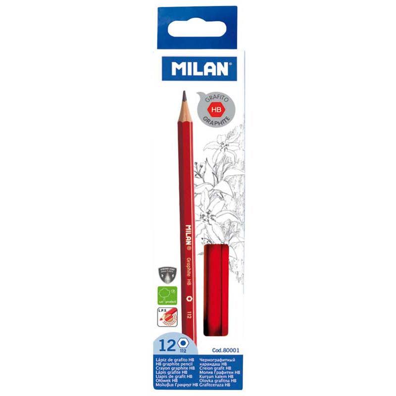 Milan Graphite Pencils HB Pack 12 Hexagonal - Office Connect 2018