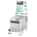 Milan Antibacterial 12 Digit Desk Calculator Assorted Colours - Office Connect 2018