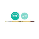 Milan Bristle Hair Brush 524 Series Flat Size 12 - Office Connect 2018