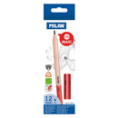 Milan Maxi Graphite Pencils HB Pack 12 - Office Connect 2018