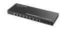 LENKENG 1-In-8-Out 4K@30Hz HDMI Extender. 1x HDMI in & 8x RJ45 out. Compatible with CAT6/6a/7 Cables, Transmit up to 70m, Plug & Play, Wall-mountable, Supports EDID, Includes 1x Transmitter & 8x Rx. - Office Connect 2018