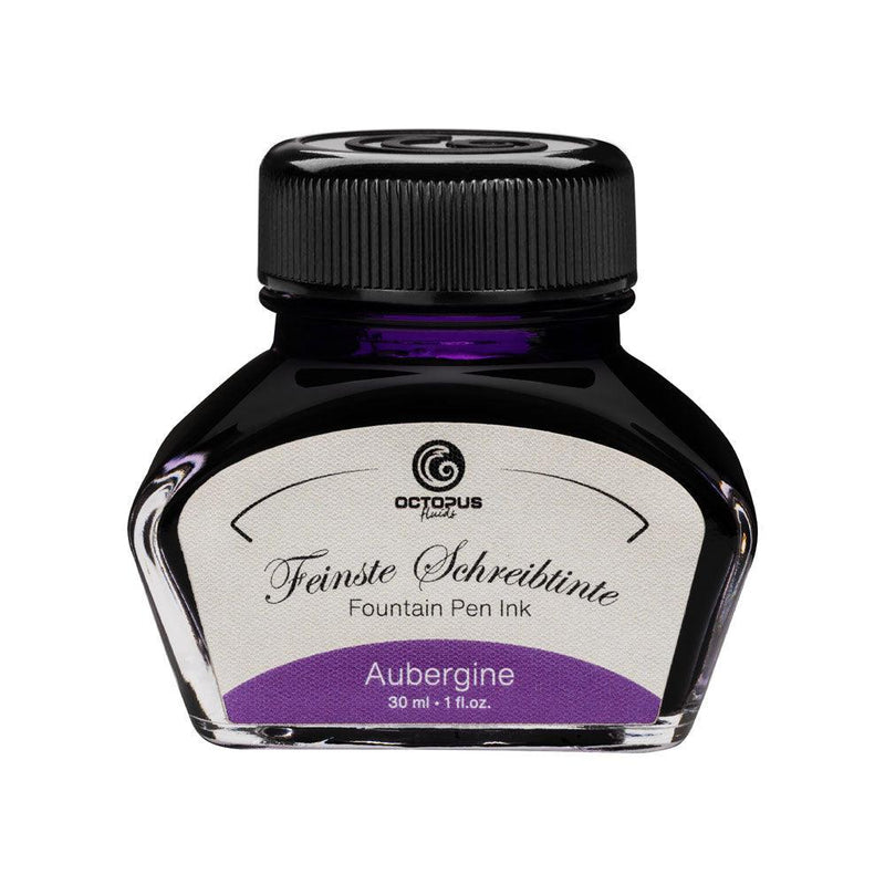 Octopus Fluids Fountain Pen Ink Aubergine 30ml - Office Connect 2018