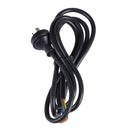 DYNAMIX 2M 3-Pin Plug to Bare End, 3 Core 1.5mm Cable, Black Colour, SAA Approved. - Office Connect 2018