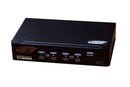 REXTRON 4 Port DVI/USB KVM Switch with Audio, Black Colour. - Office Connect 2018