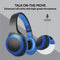 PROMATE Deep Base Bluetooth V5.0 Wireless Over-ear Headphones. Up to 5 Hours Playback, Built-in 200mAh Battery. 10m Operating Distance. Exceptional hi-res Driver Blue Colour. - Office Connect 2018