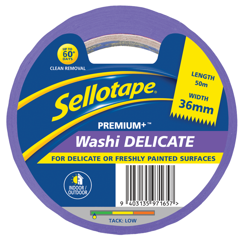 Sellotape Washi Premium+ Delicate 36mm x 50m - Office Connect 2018