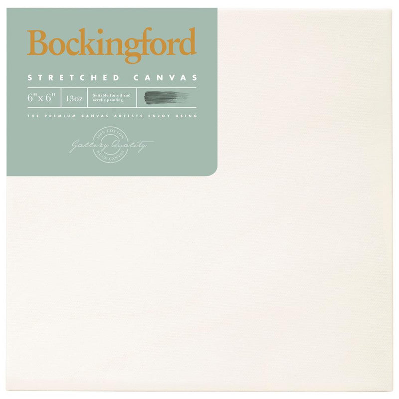 Bockingford Canvas 1.5 Inch '6x6'' 13 Ounce Triple Gesso' Primed - Office Connect 2018