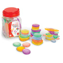 EDX Rainbow Pebbles Junior Transparent Colours 36 Pcs - Office Connect 2018