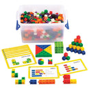 EDX Linking Cube Set 504Pcs With 42 Activity Cards 400 Cubes 50 Triangles 50 Quad - Office Connect 2018