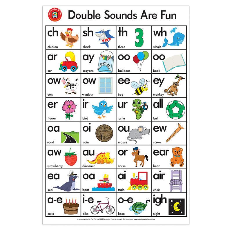 LCBF Wall Chart Double Sounds Are Fun Poster - Office Connect 2018