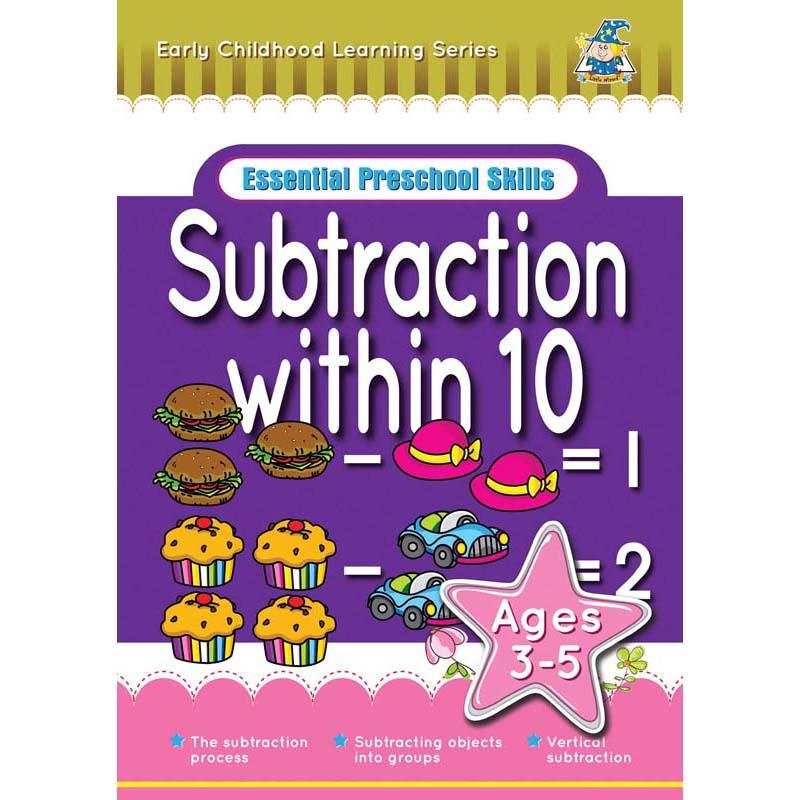 Greenhill Activity Book 3-5yr Subtraction Within 10 - Office Connect 2018