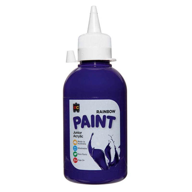 EC Paint Rainbow Acrylic Purple 250ml - Office Connect 2018