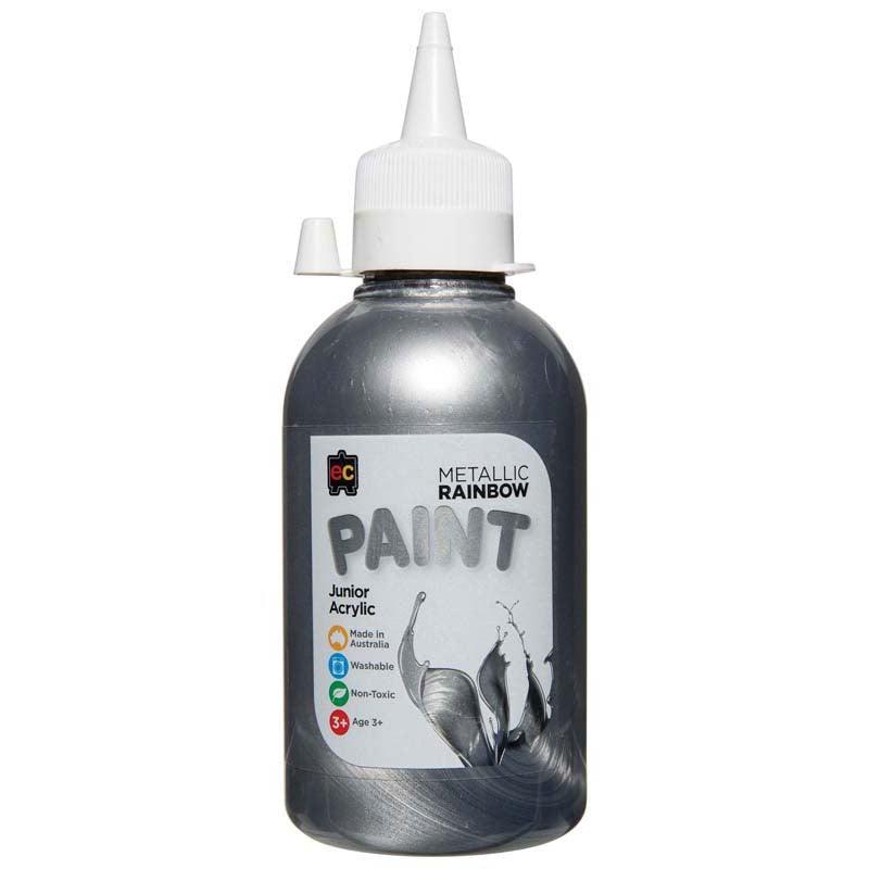 EC Paint Rainbow Acrylic Silver 250ml - Office Connect 2018