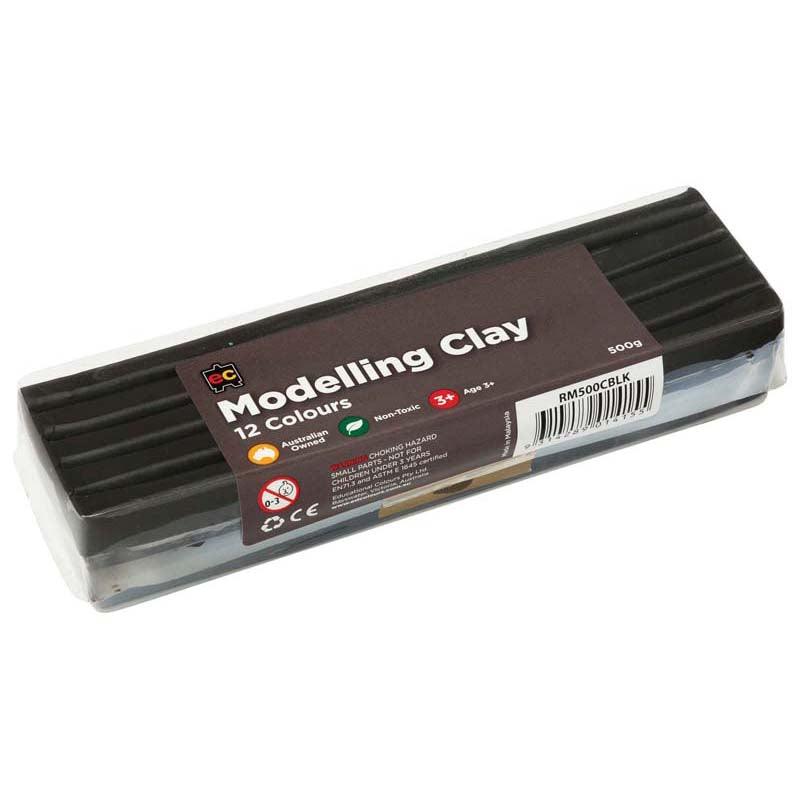 EC Modelling Clay Black 500gm - Office Connect 2018