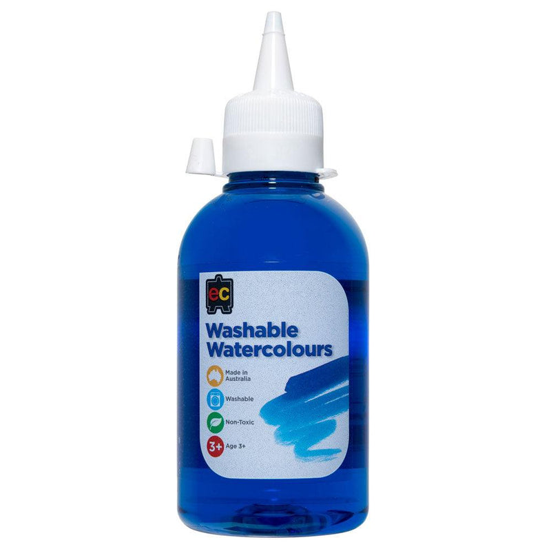 EC Paint Washable Watercolours 250ml Blue - Office Connect 2018